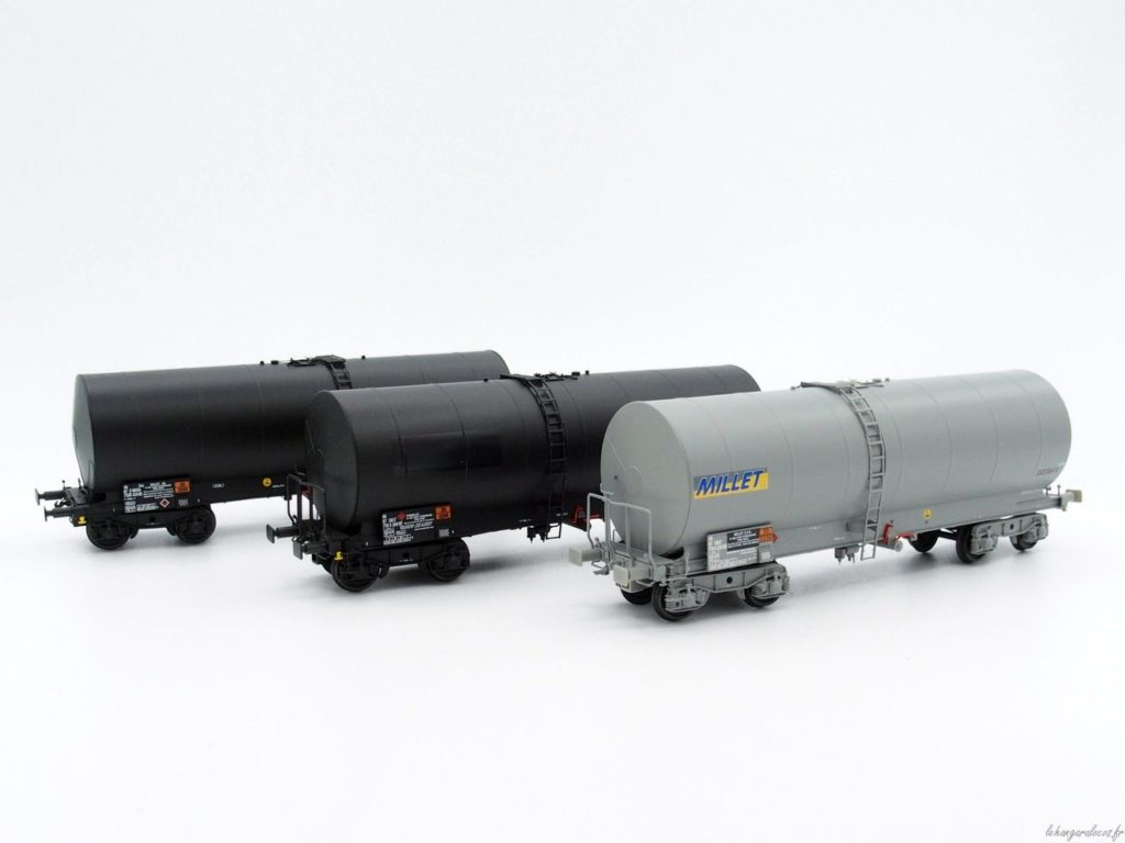 REE MODELES WB 196.1 HO - SET De 2 Wagons Citernes OCEM 19 Azur Ep Iii Sncf Wb196 Ree Rails Europ Express Fr Id14410