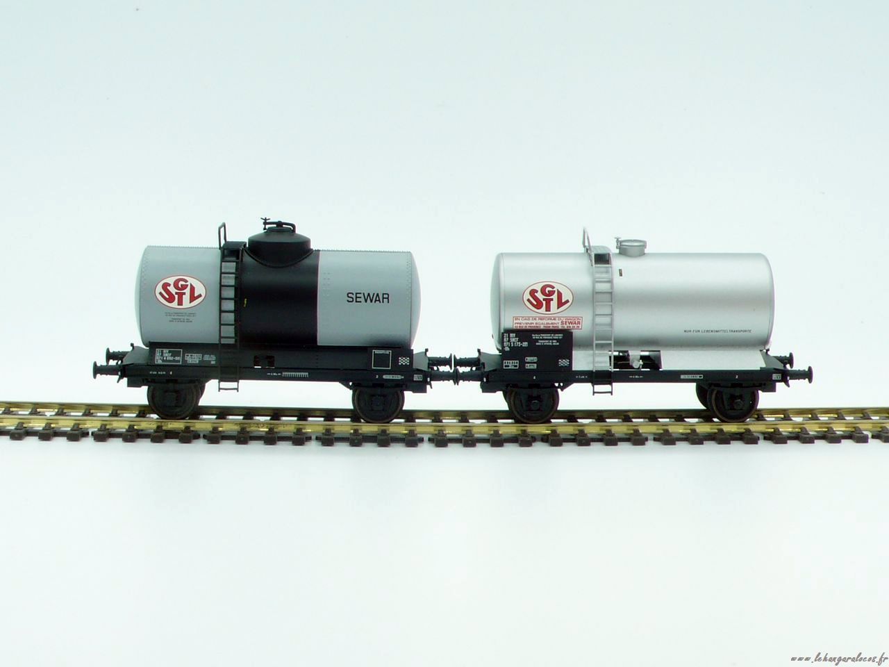 Set de 2 wagons Citerne Ep.IV "SGTL" - WB-034 - REE Modeles - Coffrets - Easy Miniatures