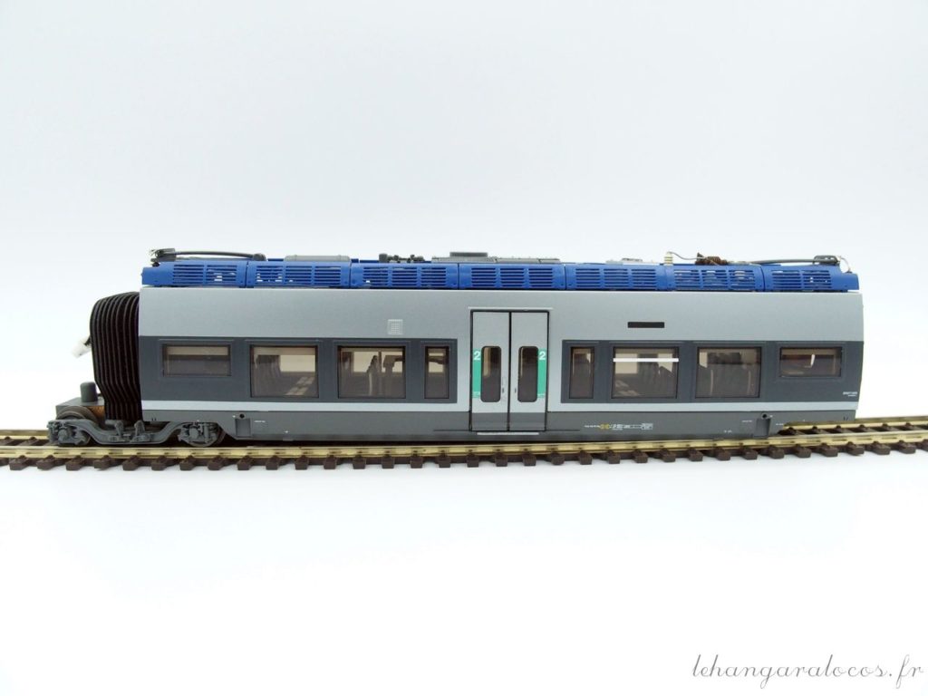 LS Models AGC électrique 3 Caisses X76500 Bleu/gris - Echelle 1:87 - NEUF Et RARE