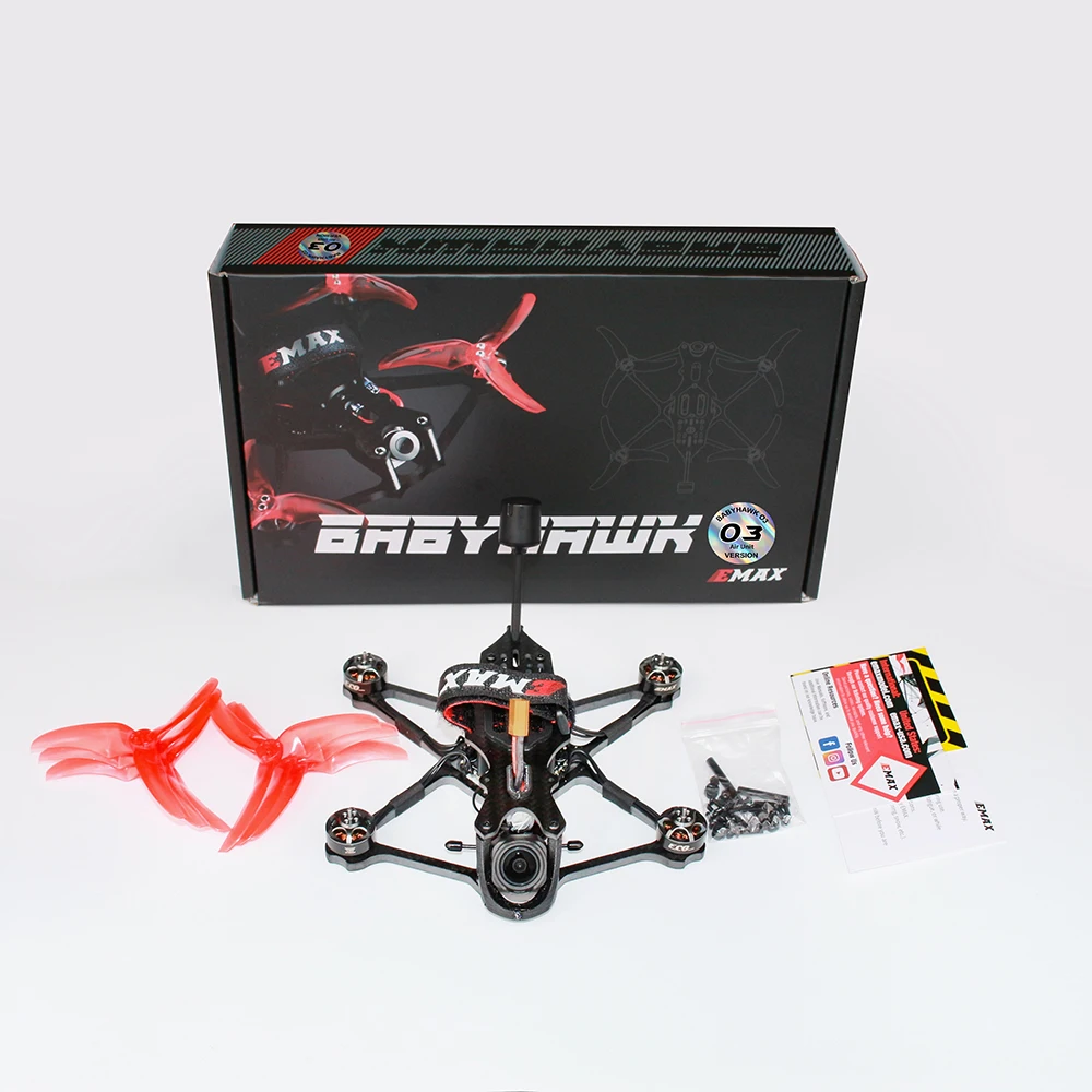 EMAX-Drone officiel Babyhawk O3, quadrirotor avec caméra RC FPV, unité aérienne, 3.5 pouces, 4S, ino 00KV, FPV, BNF, PNP, 4K HD, nouveau – Image 6